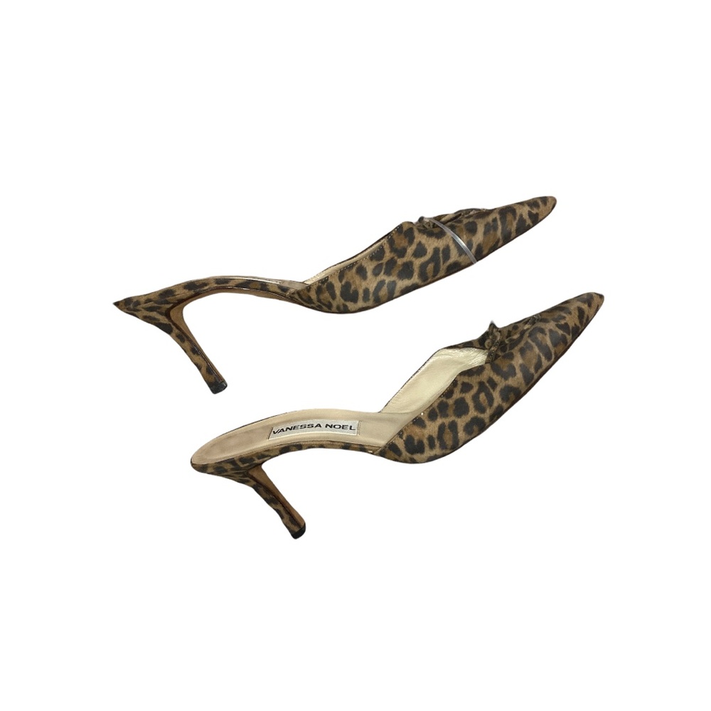 VANESSA NOEL Cheetah Shoes Size 38.5 EUR/8 US
